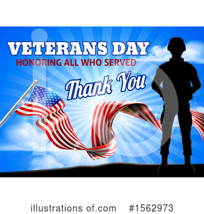 Veterans Day Clipart #1562973 by AtStockIllustration