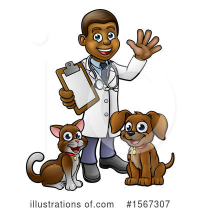 Royalty-Free (RF) Veterinarian Clipart Illustration by AtStockIllustration - Stock Sample #1567307