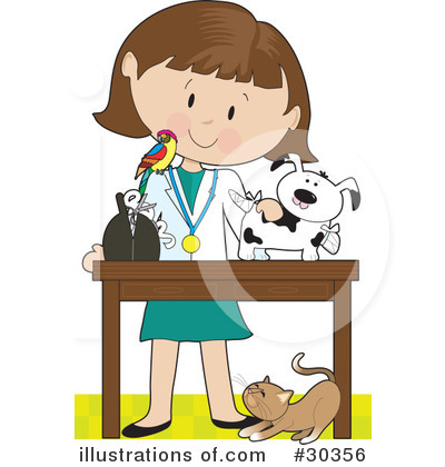 Veterinarian Clipart #30356 by Maria Bell