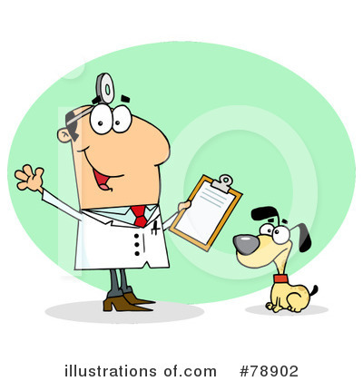 Royalty-Free (RF) Veterinarian Clipart Illustration by Hit Toon - Stock Sample #78902