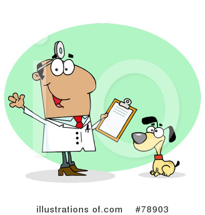 Royalty-Free (RF) Veterinarian Clipart Illustration by Hit Toon - Stock Sample #78903