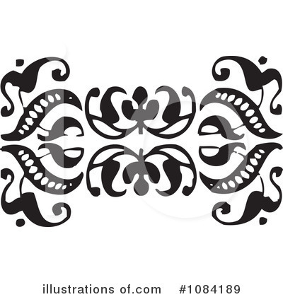 Royalty-Free (RF) Victorian Design Elements Clipart Illustration by BestVector - Stock Sample #1084189