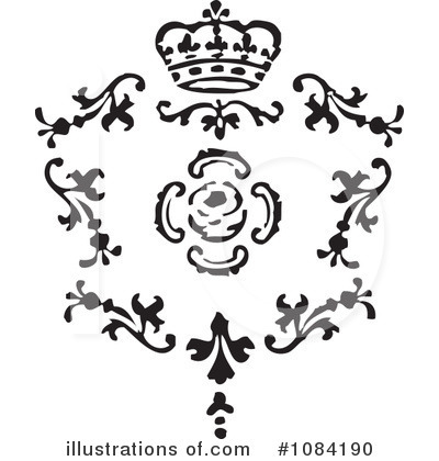 Royalty-Free (RF) Victorian Design Elements Clipart Illustration by BestVector - Stock Sample #1084190