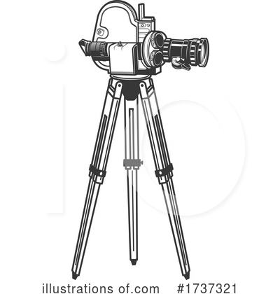 Royalty-Free (RF) Video Camera Clipart Illustration by Vector Tradition SM - Stock Sample #1737321