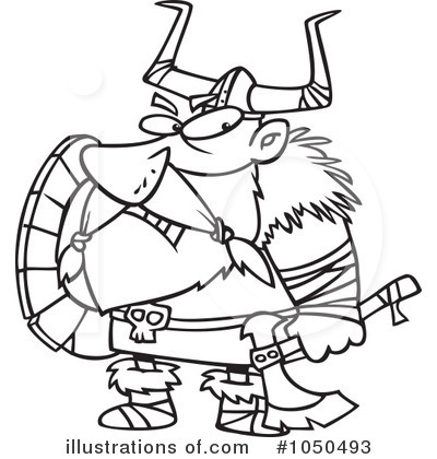 Royalty-Free (RF) Viking Clipart Illustration by toonaday - Stock Sample #1050493
