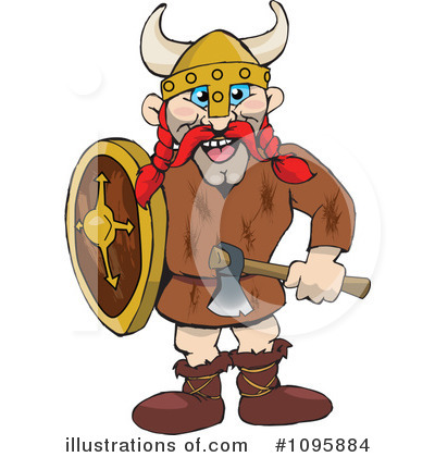 Viking Clipart #1095884 by Dennis Holmes Designs