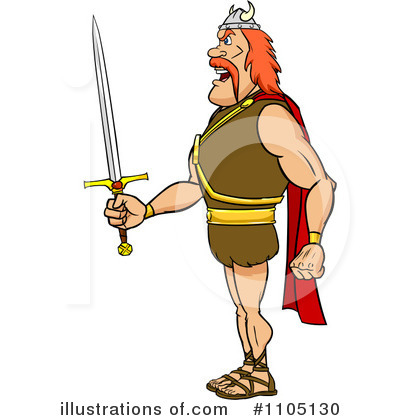 Royalty-Free (RF) Viking Clipart Illustration by Cartoon Solutions - Stock Sample #1105130