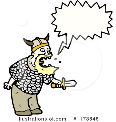 Royalty-Free (RF) Viking Clipart Illustration by lineartestpilot - Stock Sample #1173846