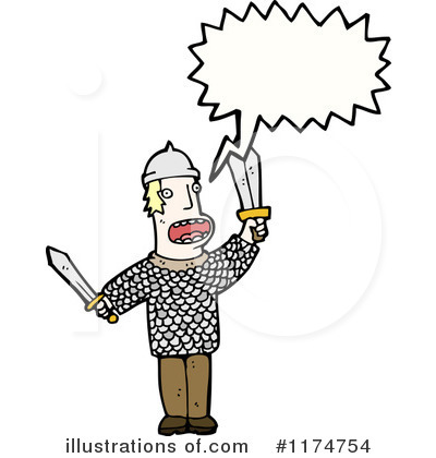 Royalty-Free (RF) Viking Clipart Illustration by lineartestpilot - Stock Sample #1174754