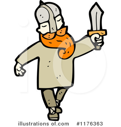 Royalty-Free (RF) Viking Clipart Illustration by lineartestpilot - Stock Sample #1176363