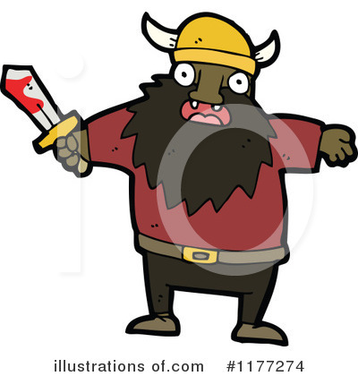 Royalty-Free (RF) Viking Clipart Illustration by lineartestpilot - Stock Sample #1177274