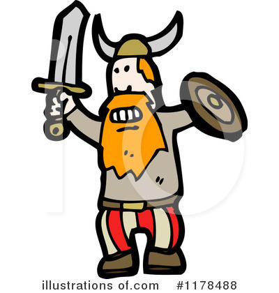 Royalty-Free (RF) Viking Clipart Illustration by lineartestpilot - Stock Sample #1178488