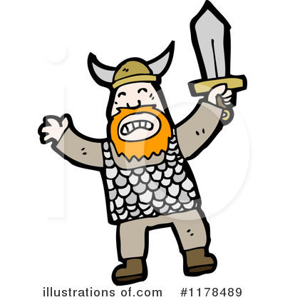 Royalty-Free (RF) Viking Clipart Illustration by lineartestpilot - Stock Sample #1178489