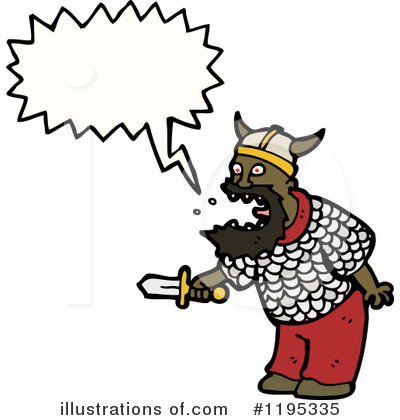 Royalty-Free (RF) Viking Clipart Illustration by lineartestpilot - Stock Sample #1195335