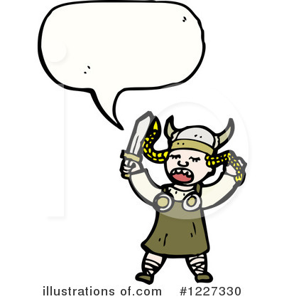 Royalty-Free (RF) Viking Clipart Illustration by lineartestpilot - Stock Sample #1227330