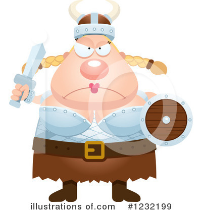 Viking Woman Clipart #1232199 by Cory Thoman