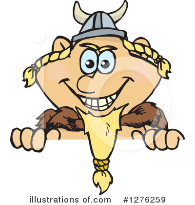 Royalty-Free (RF) Viking Clipart Illustration by Dennis Holmes Designs - Stock Sample #1276259