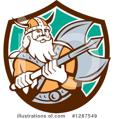 Royalty-Free (RF) Viking Clipart Illustration by patrimonio - Stock Sample #1287549