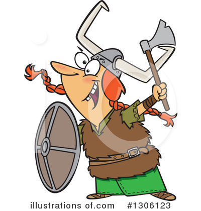 Royalty-Free (RF) Viking Clipart Illustration by toonaday - Stock Sample #1306123