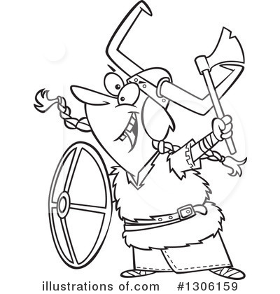 Royalty-Free (RF) Viking Clipart Illustration by toonaday - Stock Sample #1306159
