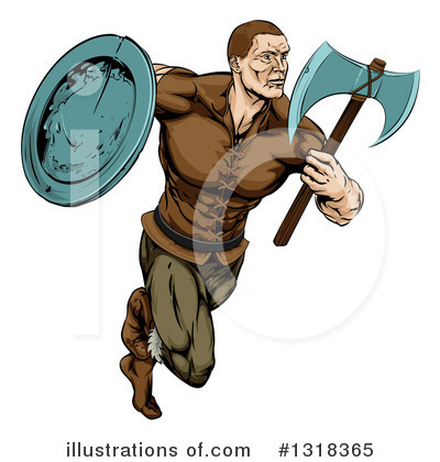 Royalty-Free (RF) Viking Clipart Illustration by AtStockIllustration - Stock Sample #1318365