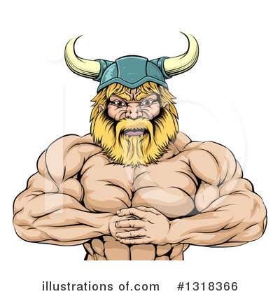 Royalty-Free (RF) Viking Clipart Illustration by AtStockIllustration - Stock Sample #1318366