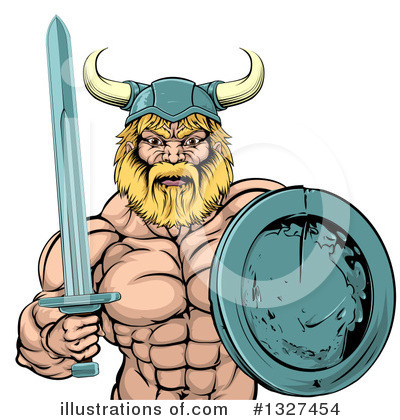 Royalty-Free (RF) Viking Clipart Illustration by AtStockIllustration - Stock Sample #1327454