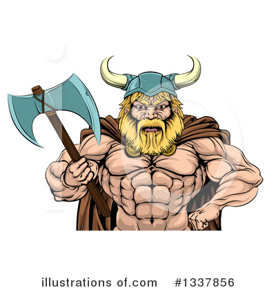 Royalty-Free (RF) Viking Clipart Illustration by AtStockIllustration - Stock Sample #1337856