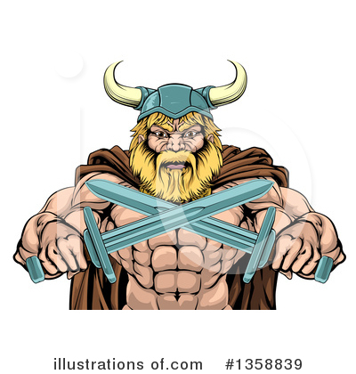 Royalty-Free (RF) Viking Clipart Illustration by AtStockIllustration - Stock Sample #1358839