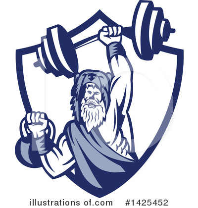 Weight Lifting Clipart #1425452 by patrimonio