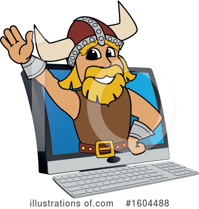 Royalty-Free (RF) Viking Clipart Illustration by Mascot Junction - Stock Sample #1604488