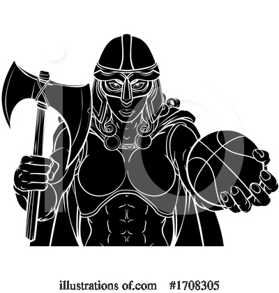Royalty-Free (RF) Viking Clipart Illustration by AtStockIllustration - Stock Sample #1708305