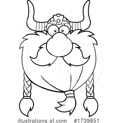 Royalty-Free (RF) Viking Clipart Illustration by Hit Toon - Stock Sample #1739851