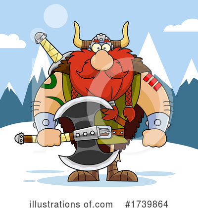 Royalty-Free (RF) Viking Clipart Illustration by Hit Toon - Stock Sample #1739864