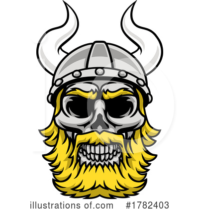 Viking Helmet Clipart #1782403 by AtStockIllustration