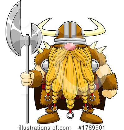 Royalty-Free (RF) Viking Clipart Illustration by Hit Toon - Stock Sample #1789901