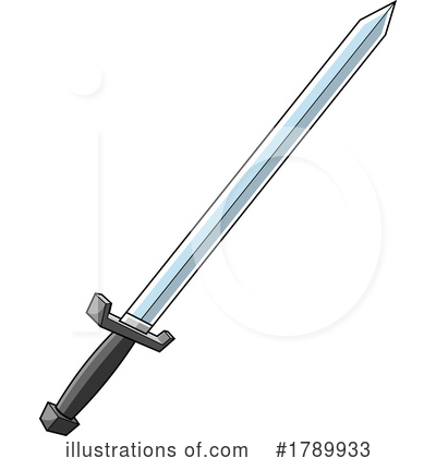 Sword Clipart #1789933 by Hit Toon