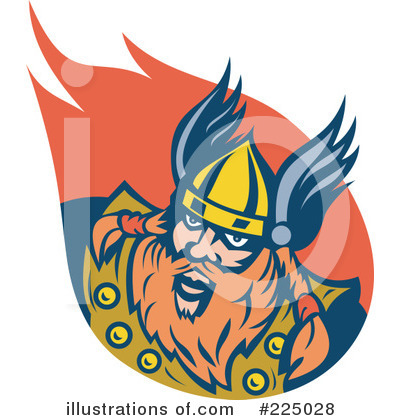 Royalty-Free (RF) Viking Clipart Illustration by patrimonio - Stock Sample #225028
