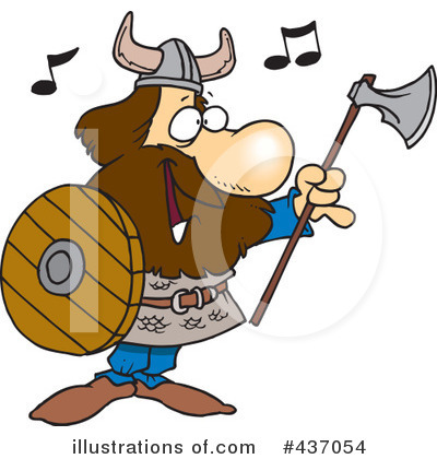 Royalty-Free (RF) Viking Clipart Illustration by toonaday - Stock Sample #437054