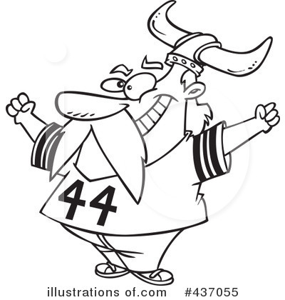Royalty-Free (RF) Viking Clipart Illustration by toonaday - Stock Sample #437055