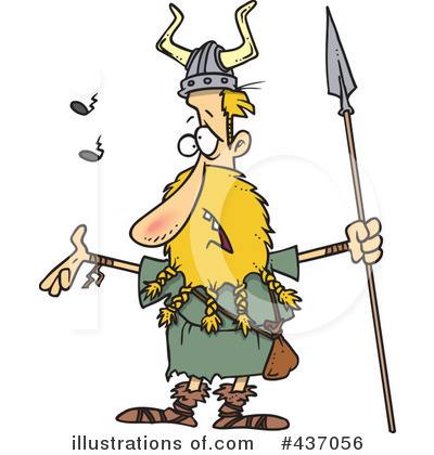 Royalty-Free (RF) Viking Clipart Illustration by toonaday - Stock Sample #437056