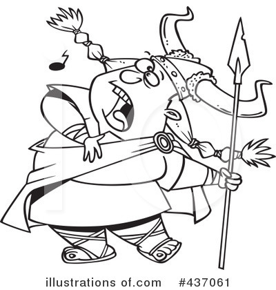 Royalty-Free (RF) Viking Clipart Illustration by toonaday - Stock Sample #437061
