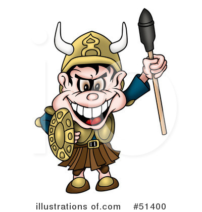 Royalty-Free (RF) Viking Clipart Illustration by dero - Stock Sample #51400