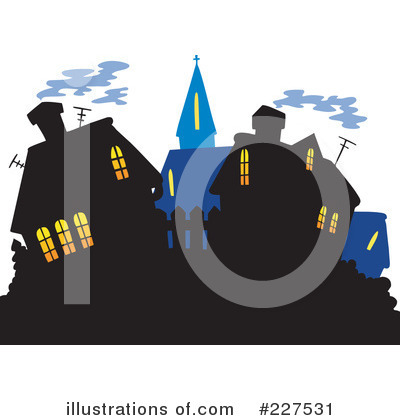 Royalty-Free (RF) Village Clipart Illustration by visekart - Stock Sample #227531