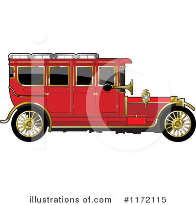 Antique Car Clipart #1172115 by Lal Perera