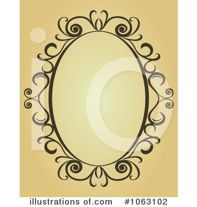 Royalty-Free (RF) Vintage Frame Clipart Illustration by Vector Tradition SM - Stock Sample #1063102