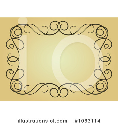 Royalty-Free (RF) Vintage Frame Clipart Illustration by Vector Tradition SM - Stock Sample #1063114