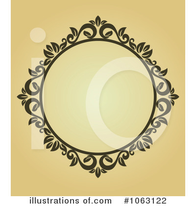 Royalty-Free (RF) Vintage Frame Clipart Illustration by Vector Tradition SM - Stock Sample #1063122