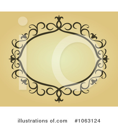 Royalty-Free (RF) Vintage Frame Clipart Illustration by Vector Tradition SM - Stock Sample #1063124