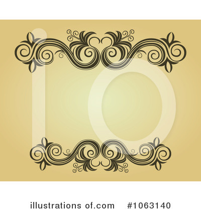 Royalty-Free (RF) Vintage Frame Clipart Illustration by Vector Tradition SM - Stock Sample #1063140
